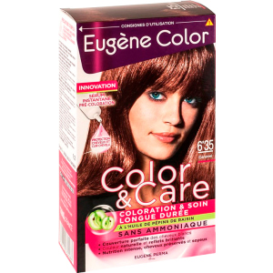 Фарба для волосся Eugene Perma без аміаку Color & Care 6.35 Темний Блондин Золотистий Червоне Дерево 125 мл (3140100336283) ТОП в Дніпрі