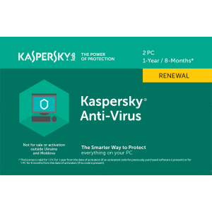 Kaspersky Anti-Virus 2020 продление лицензии на 1 год для 2 ПК (скретч-карточка) ТОП в Днепре