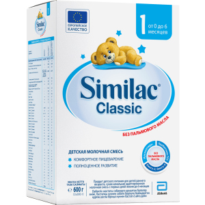 Суха молочна суміш Similac Classic 1 600 г (5391523058841) рейтинг