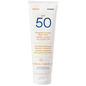 Cолнцезащитная эмульсия для лица и тела Korres SPF50 250 мл (5203069098291) ТОП в Днепре