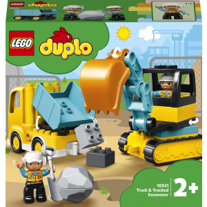 Конструктор LEGO DUPLO Town Вантажівка та гусеничний екскаватор 20 деталей (10931) в Дніпрі