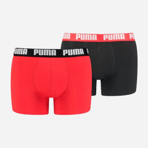 Труси-шорти Puma Basic Boxer 2P 90682309 XL 2 шт Red-Black (8718824609805) ТОП в Дніпрі