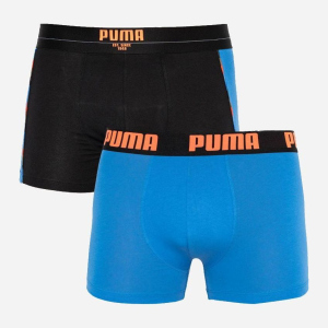 купить Набор трусов Puma Statement Boxer 2P 501006001-030 2 шт M Черный с синим (8718824805771)