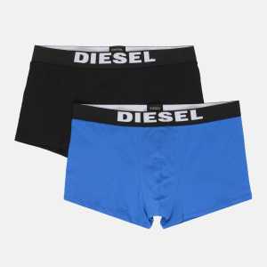 Трусы-шорты Diesel Umbx-Roccotwopack Boxer 2pack 00S9T9/RHAPW/21 M Черный/Синий (8055192226211) лучшая модель в Днепре