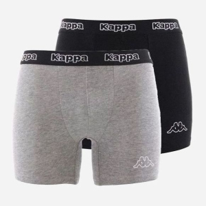 Труси-шорти Карра Boxers 2-Pack 304JB30-927 XL 2 шт Black/Mid Grey (8002390431794) краща модель в Дніпрі