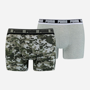 Труси-шорти Puma Men Camo Boxer 2P 93503703 S 2 шт Green Combo (8720245042536) в Дніпрі