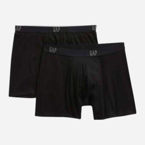 Труси-шорти GAP 718311431 XL 2 шт Чорні (1159748916) краща модель в Дніпрі