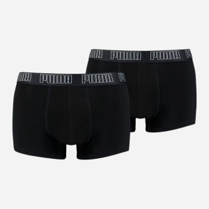 Труси-шорти Puma Basic Trunk 2P 93501501 L 2 шт Black (8720245037693) краща модель в Дніпрі