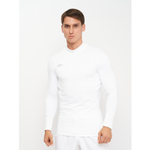 Жіночий лонгслів Umbro Ls Crew Baselayer Cold 61473U002 XXL Білий (5052137592649) в Дніпрі