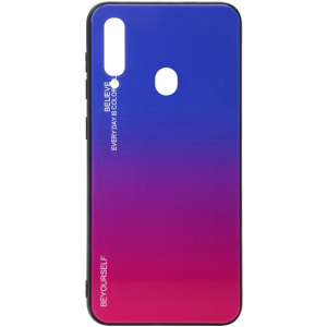 Панель BeCover Gradient Glass для Samsung Galaxy A20s 2019 SM-A207 Blue-Red