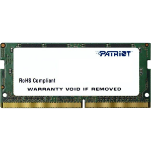 Оперативная память Patriot SODIMM DDR4-2400 8192MB PC4-19200 Signature Line (PSD48G240081S) в Днепре