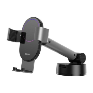 Утримувач автомобільний Baseus Simplism Gravity Car Mount Holder Silver (SUYL-JY0S) в Дніпрі