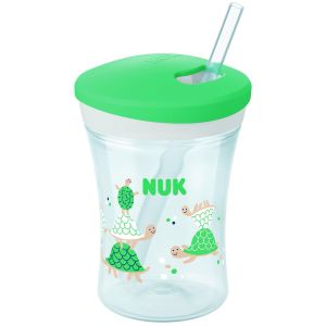 Поильник Nuk Evolution Action Cup 230 мл Зелений (4008600365136) ТОП в Дніпрі