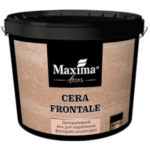 Декоративний віск Maxima для обробки фасадних штукатурок Cera Frontale 1 л (4820024426817) в Дніпрі