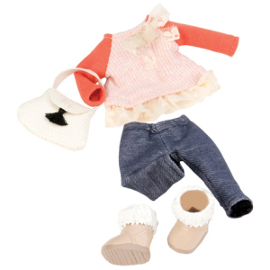 Набор одежды для куклы Lori с кружевами (LO30002Z) ТОП в Днепре