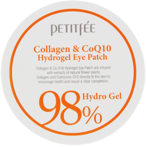 Гидрогелевые патчи для глаз Petitfee Collagen & Co Q10 Hydrogel Eye Patch Коллаген-Коэнзим 60 шт (8809239800458) лучшая модель в Днепре