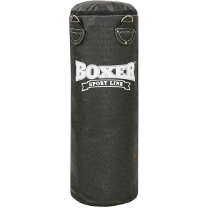 Мішок боксерський Boxer кирза 80 см Чорний (1002-04) краща модель в Дніпрі