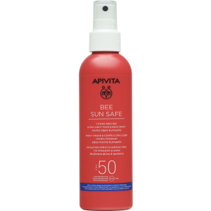 Солнцезащитный спрей для лица и тела Apivita Bee Sun Safe SPF50 200 мл (5201279080228) ТОП в Днепре