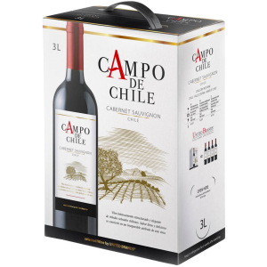 Вино Campo de Chile Cabernet Sauvignon 3L BiB червоне сухе 3 л 13-15% (8594045652666) ТОП в Дніпрі