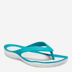 В'єтнамки Crocs Swiftwater Flip 204974-3TR-W9 39 25 см Juniper/Pearl white (191448478206)