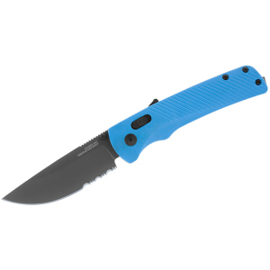 Нож SOG Flash AT Civic Cyan MK3/Partially Serrated 11-18-04-57 краща модель в Дніпрі