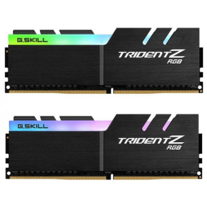 Модуль пам'яті для комп'ютера DDR4 32GB (2x16GB) 3200 МГц TridentZ RGB Black G.Skill (F4-3200C16D-32GTZR)