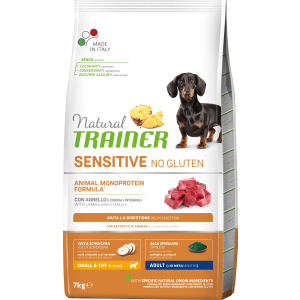 Сухой корм для собак Trainer Natural Dog Sensitive Adult мини с Ягненком 7 кг (8059149252506) лучшая модель в Днепре