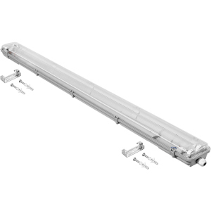 Лінійний світильник DELUX PC7 LED SLIM IP65 G13 під LED лампи 2х1200 мм (90017901) краща модель в Дніпрі