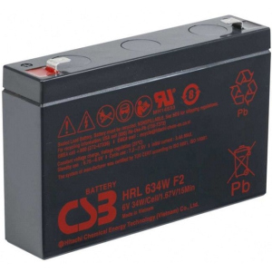 Акумуляторна батарея CSB 6V 9Ah (HRL634WF2) рейтинг