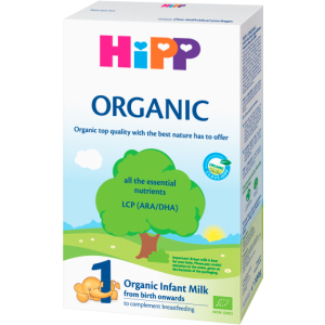 Упаковка органічної дитячої сухої молочної суміші HiPP Organic 1 початкова 5 пачок по 300 г (9062300433637)(9062300439226) ТОП в Дніпрі