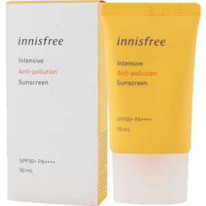 Увлажняющий солнцезащитный крем innisfree Intensive Anti-Pollution Sunscreen SPF50+ PA+ 50 мл (8809612857888) лучшая модель в Днепре