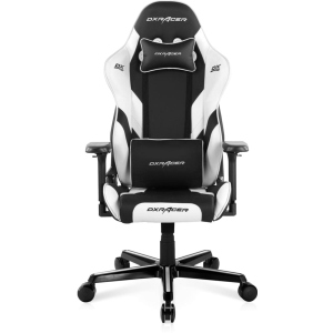 Крісло для геймерів DXRacer G Series D8100 Чорно-біле (GC-G001-NW-C2-NVF) в Дніпрі