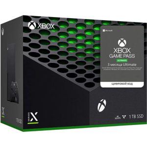 Microsoft Xbox Series X 1Tb + Xbox Game Pass Ultimate (3 місяці) в Дніпрі