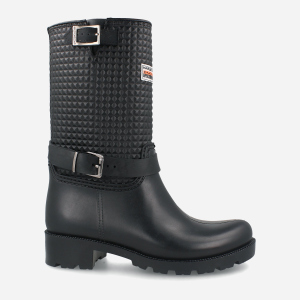 Гумові чоботи Harley Davidson Rain Print High 101186-27 39 25.5 см Чорні (2000012896439) в Дніпрі