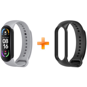 Xiaomi Mi Band 6 MiJobs двоколірний сірий/чорний (MJ6-DSS004GB) краща модель в Дніпрі