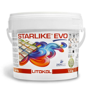 Клей-затирка Litokol STARLIKE EVO 210/2.5кг Сіро-бежевий ТОП в Днепре