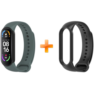 Xiaomi Mi Band 6 MiJobs Dual Color Crow Green/Black (MJ6-DSS019CGB) в Дніпрі