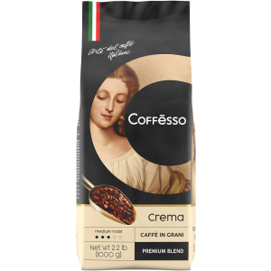 Кофе в зернах Coffesso Crema 1000 г (8001681575018) краща модель в Дніпрі