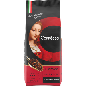 Кофе в зернах Coffesso Classico 1000 г (8001681575001) краща модель в Дніпрі