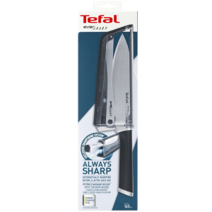 Комплект Tefal Eversharp Ніж з чохлом-точилкою 16.5 см (K2569004)