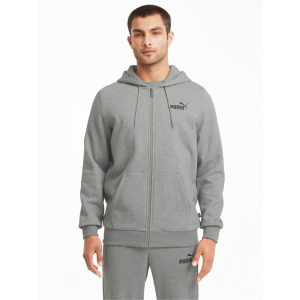 Спортивна кофта Puma ESS Small Logo FZ Hoodie 58670203 S Сіра (4063697314023) в Дніпрі