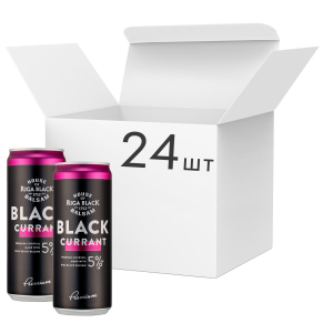 Упаковка слабоалкогольного напою Riga Black Balsam Currant Cocktail 5% 0.33 л x 24 шт (4750012000845) в Дніпрі