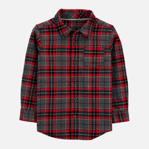 Рубашка Carters 3J216610 122 см 981 PL Plaid (194133515095) лучшая модель в Днепре