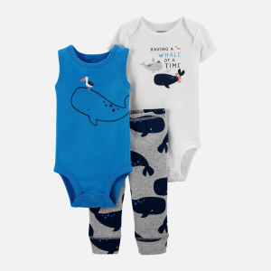 Комплект (боді 2 шт + штанці) Carters 1K442910 80 см 420 B Blue (194135096578) рейтинг