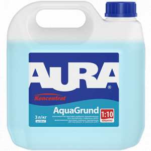 Ґрунтовка Aura AquaGrund Koncentrat 3 л в Дніпрі