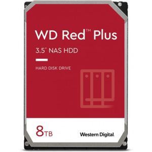 Жорсткий диск Western Digital 8TB Red NASPlus 7200rpm 256MB (WD80EFBX) 3.5 SATA III краща модель в Дніпрі