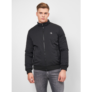 Вітровка Calvin Klein Jeans Nylon Harrington Jacket J30J318216-BEH L Black (8719854123545) краща модель в Дніпрі