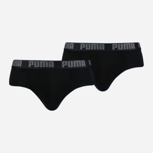 Трусы-брифы Puma Basic Brief 2P 88910006 XL 2 шт Black-Black (8718824239064) ТОП в Днепре