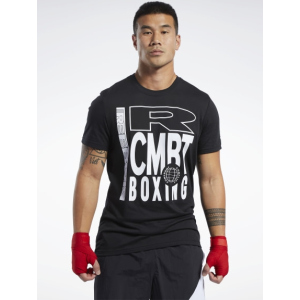 Футболка Reebok Combat Boxing Tee FJ5333 S Black (4062054547807) ТОП в Днепре