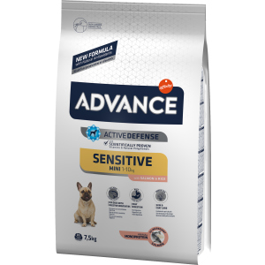 хороша модель Сухий корм Advance Mini Sensitive для дорослих собак маленьких порід з чутливим травленням 7.5 кг (8410650215167)